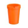 Auto Aschenbecher Farbig Orange KC Import