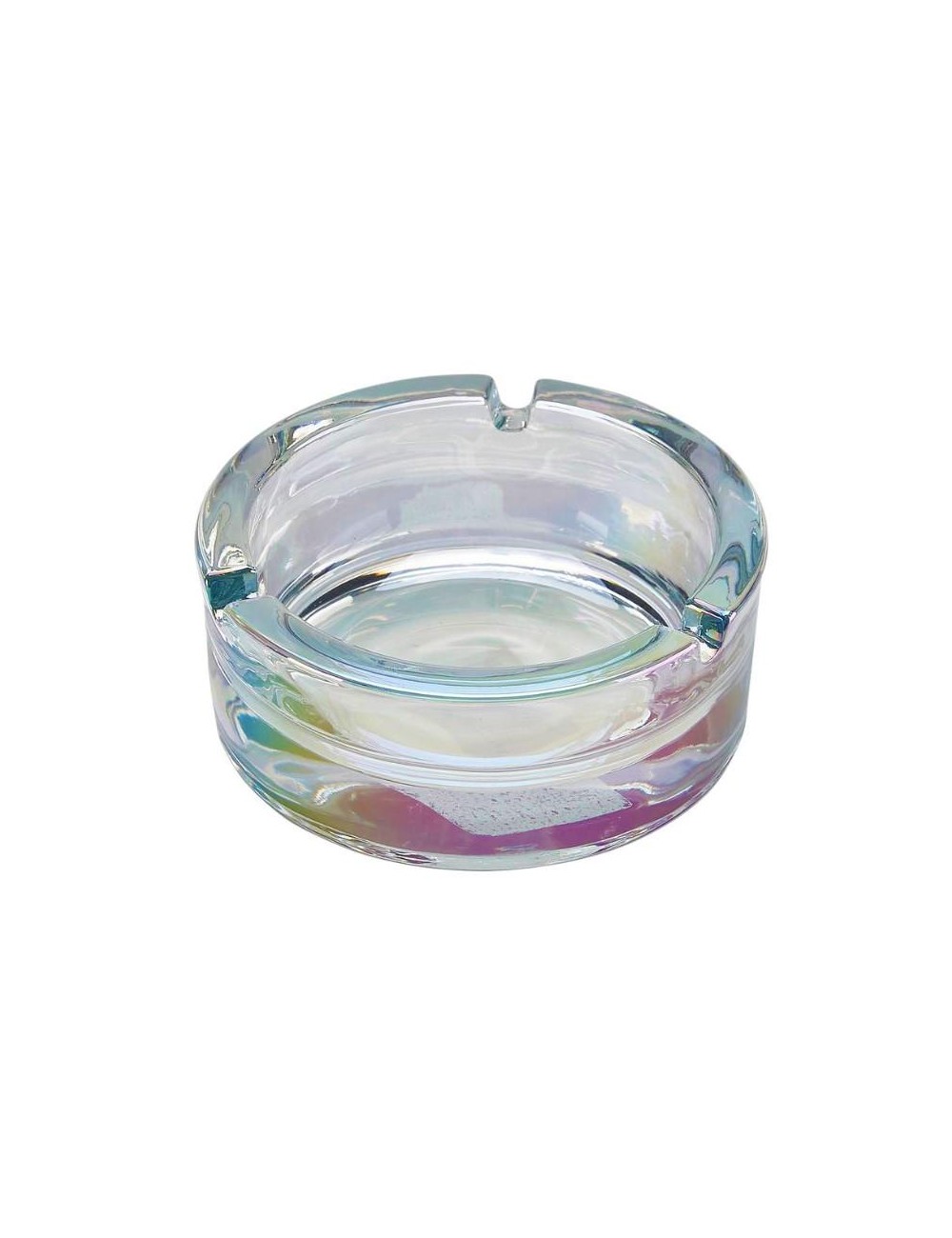 Rainbow Glas Aschenbecher Perlmutt