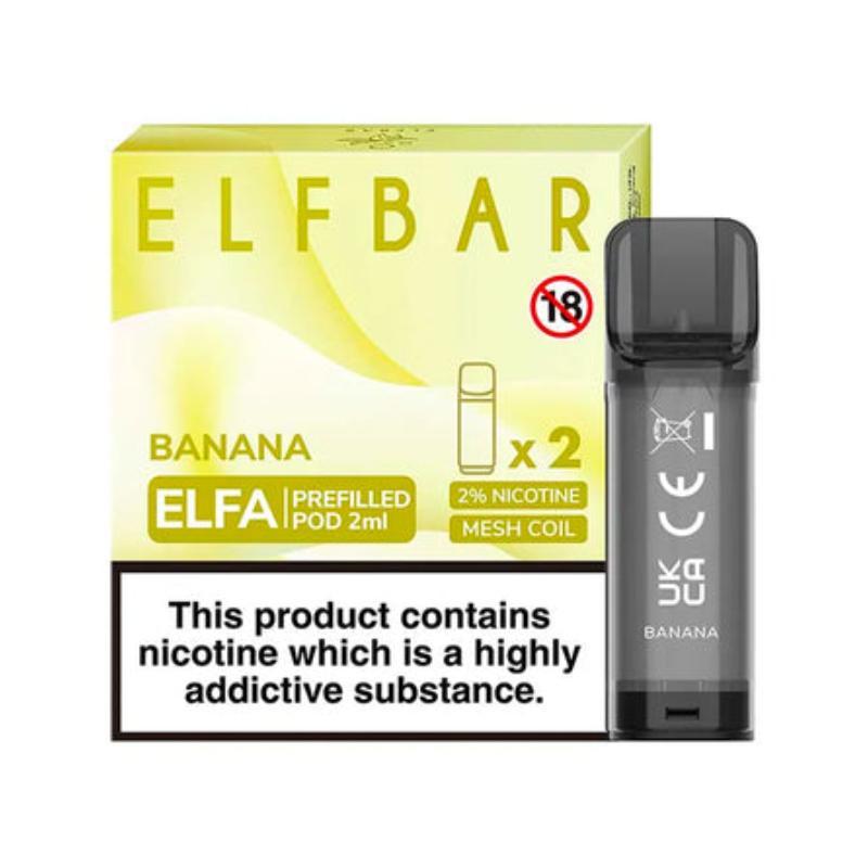 Elf Bar ELFA Prefilled Pod (2 x 2ml) Banana Startseite