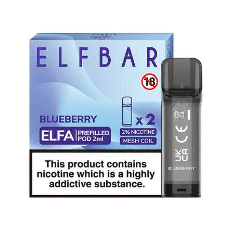 Elf Bar ELFA Prefilled Pod (2 x 2ml) Blueberry Startseite