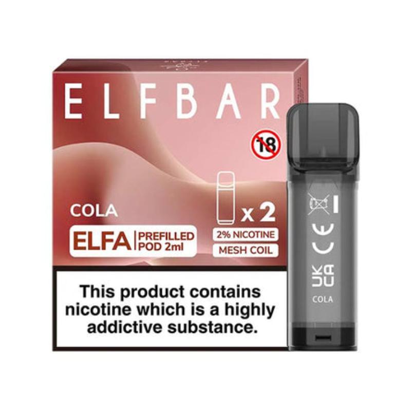 Elf Bar ELFA Prefilled Pod (2 x 2ml) Cola Home