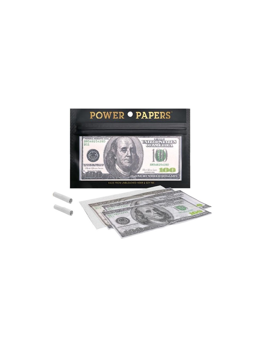 Power Papers - Dollar - KS + Tips (1 x 12 Leaves)