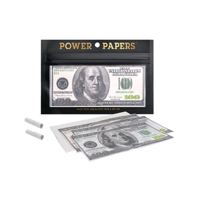 Power Papers - Dollar - KS + Tips (1 x 12 Leaves) KC Import