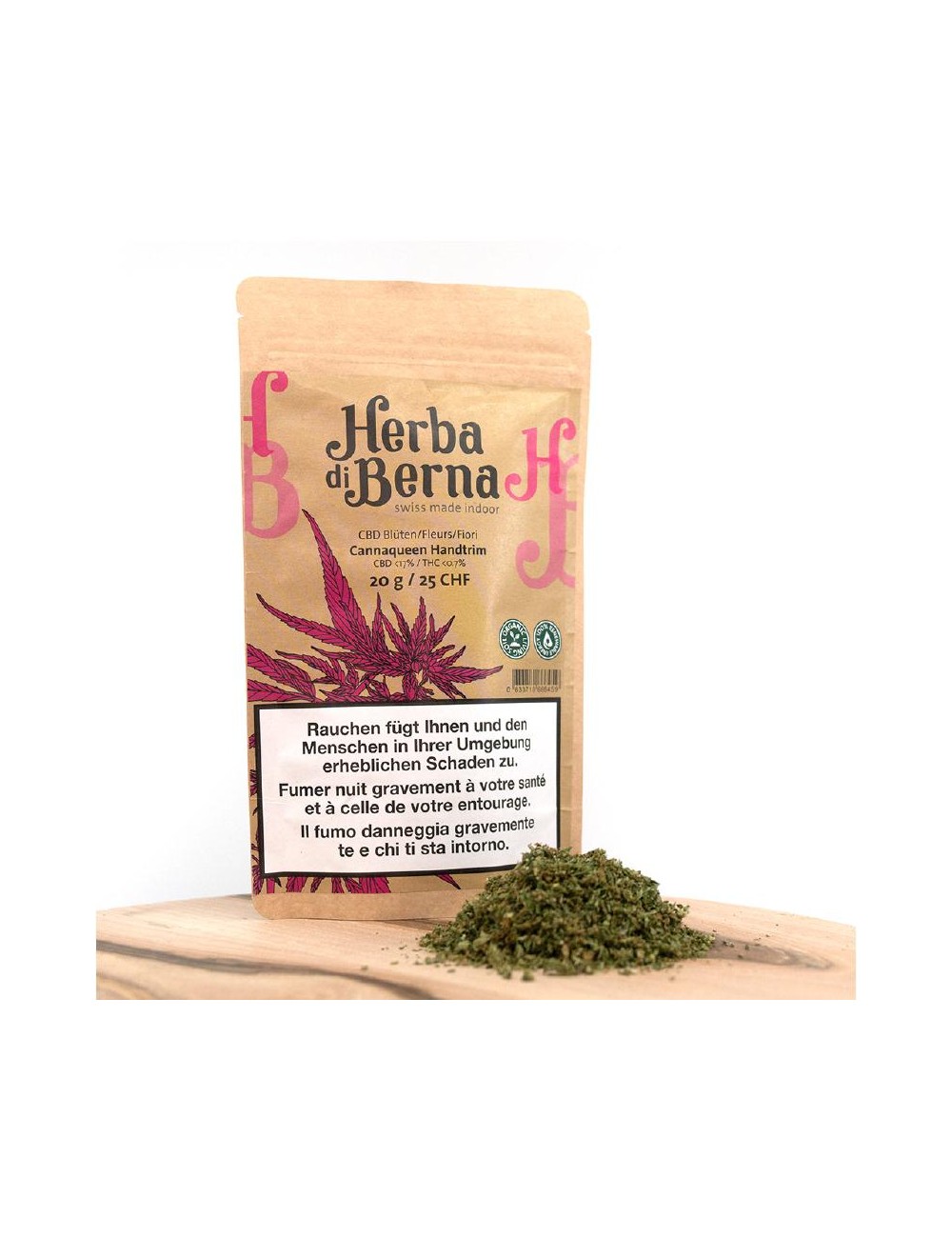 Herba di Berna - Cannaqueen Indoor Trim (CHF 25.00/20g)