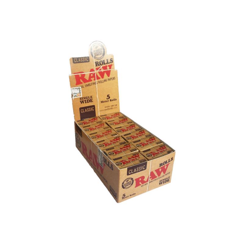 RAW Classic Rolls Single Wide 5m (24 pcs.