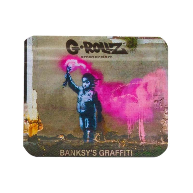 Banksy Bag - Torch Boy (7cm x 6cm) KC Import