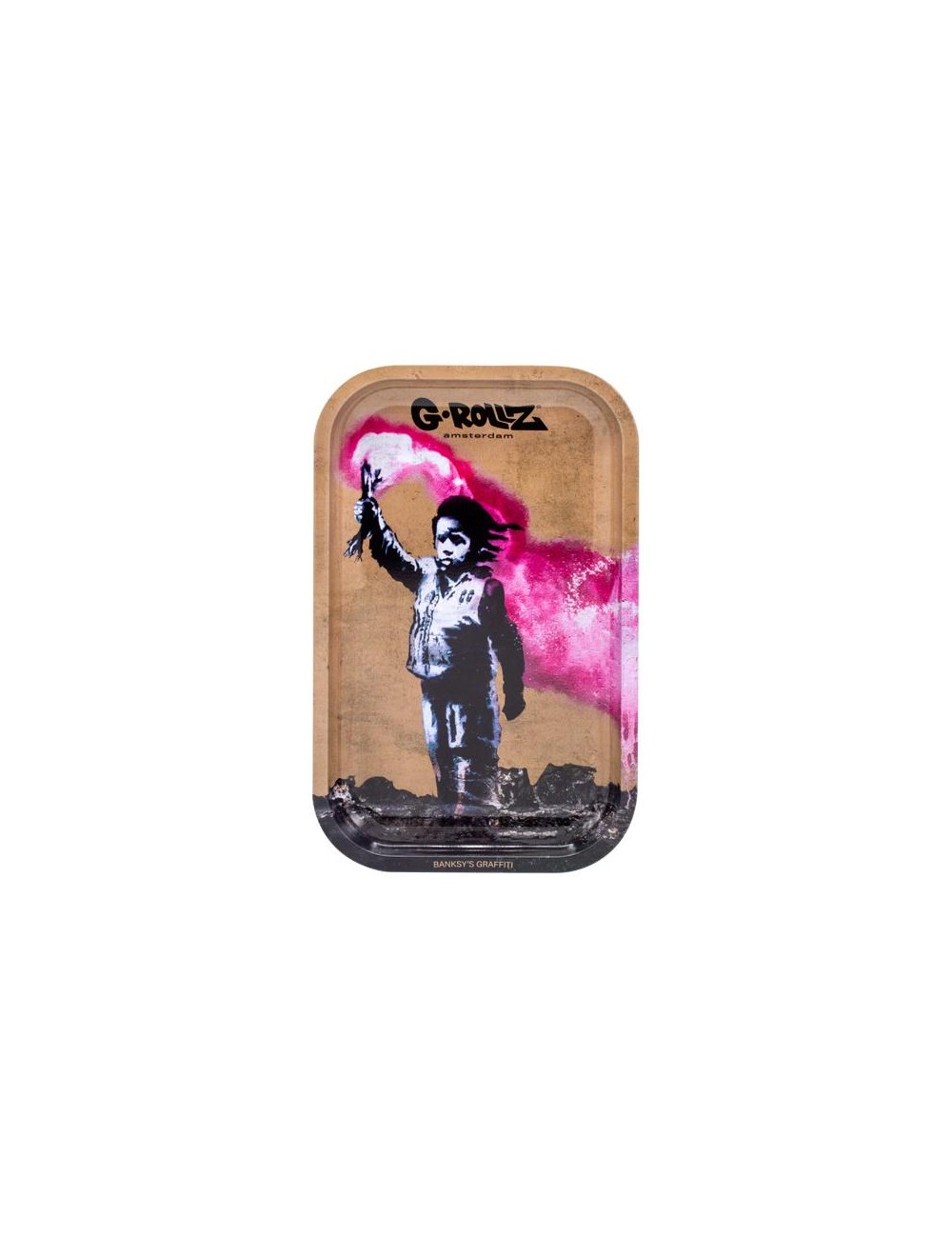Banksy "Torch Boy" Tray 27.5cm x 17.5cm