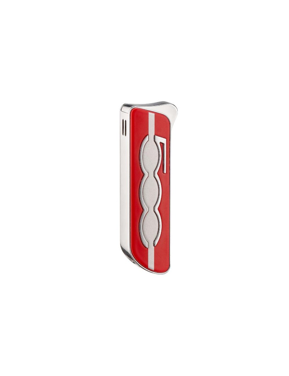 Fiat 500 Briquet en métal - Badge Rouge