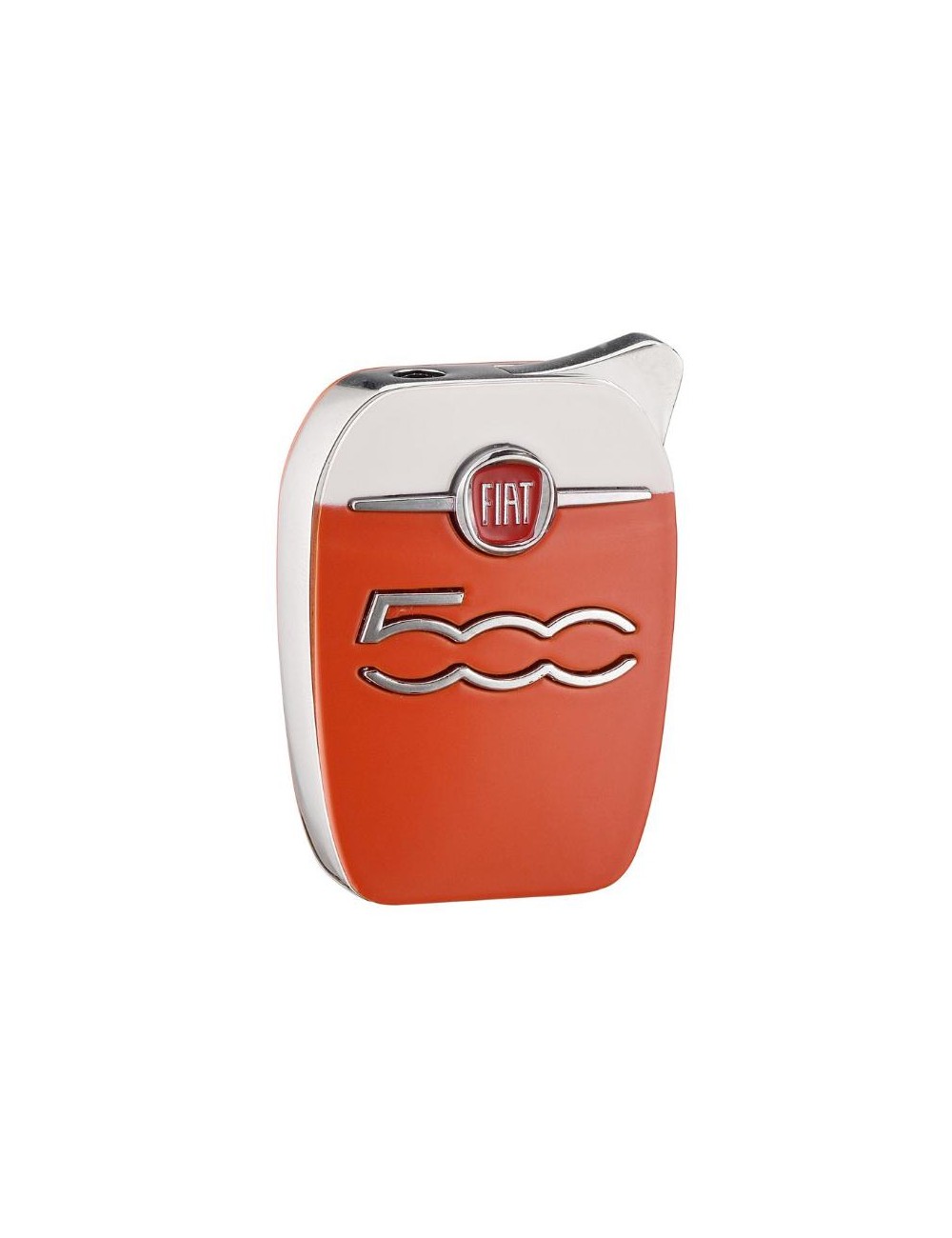 Fiat 500 Briquet en métal - Carré Orange