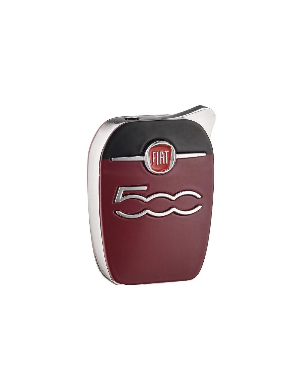 Fiat 500 Briquet en métal - Carré Bordeaux