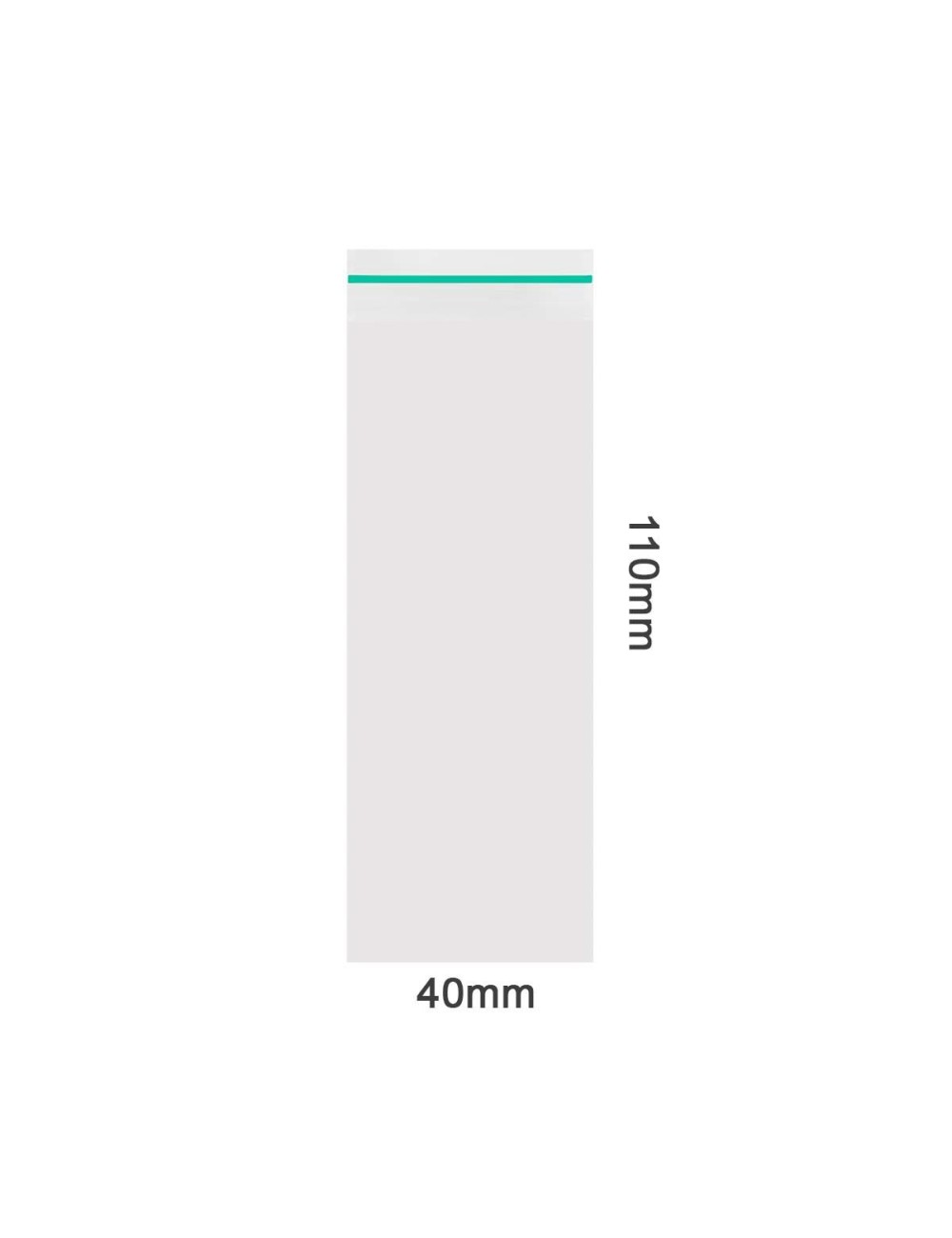 Plastic Bag Bag - Long (4cm x 11cm) (100 pcs.)