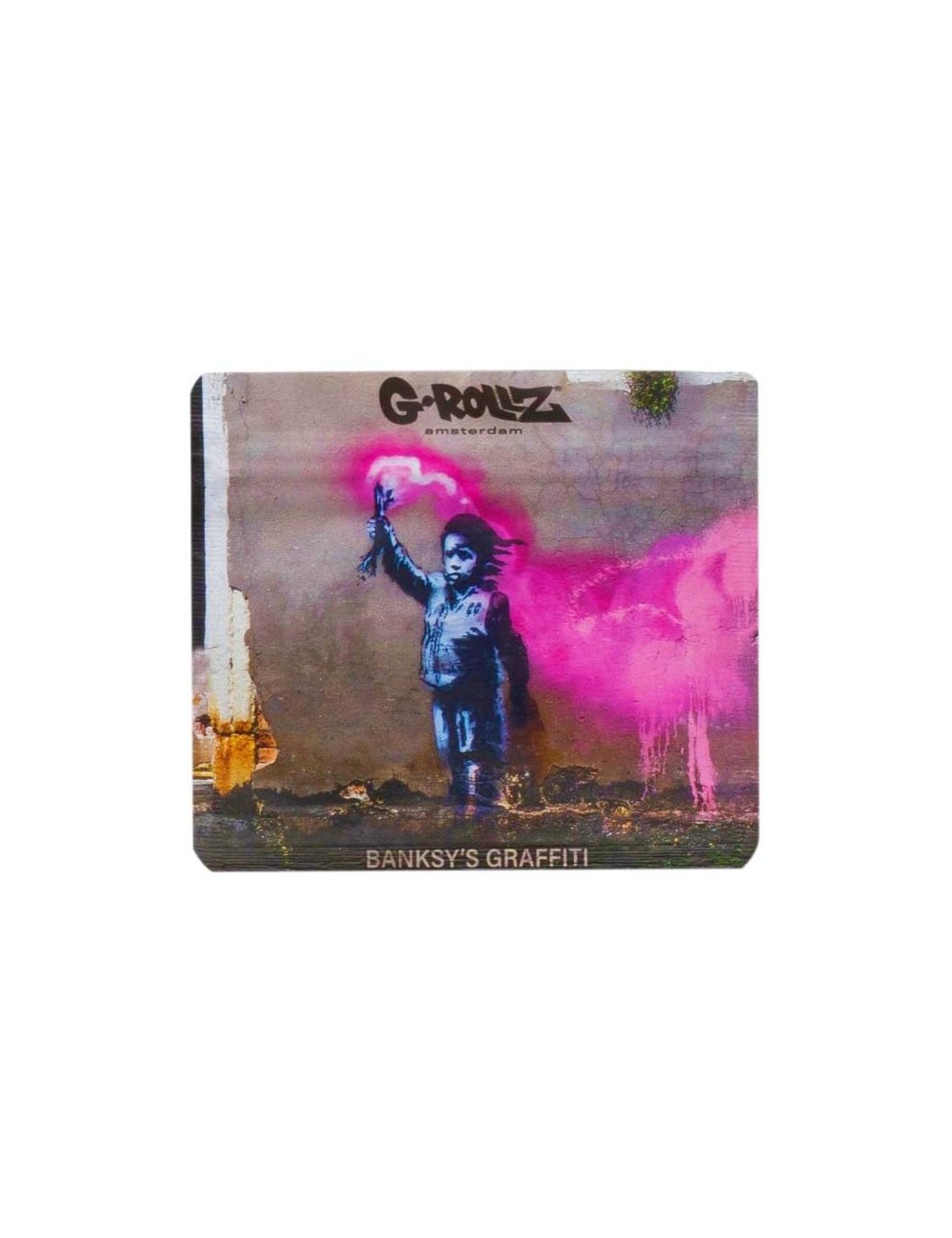 Banksy Bag - Torch Boy (9cm x 8cm)