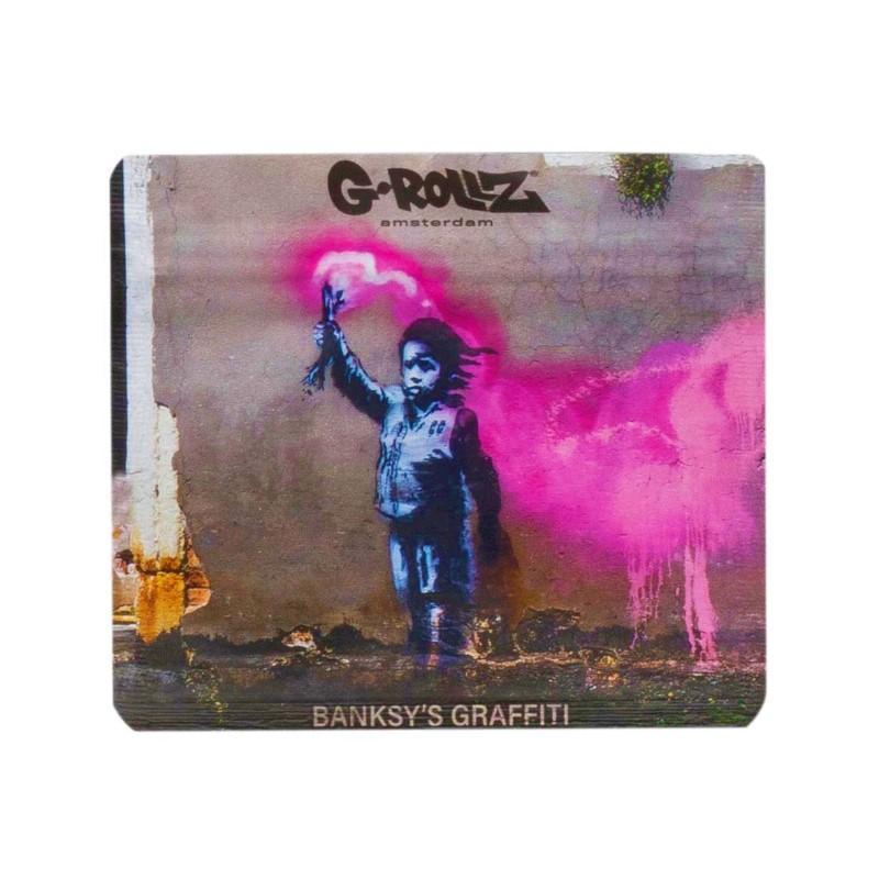 Banksy Bag - Torch Boy (9cm x 8cm) KC Import