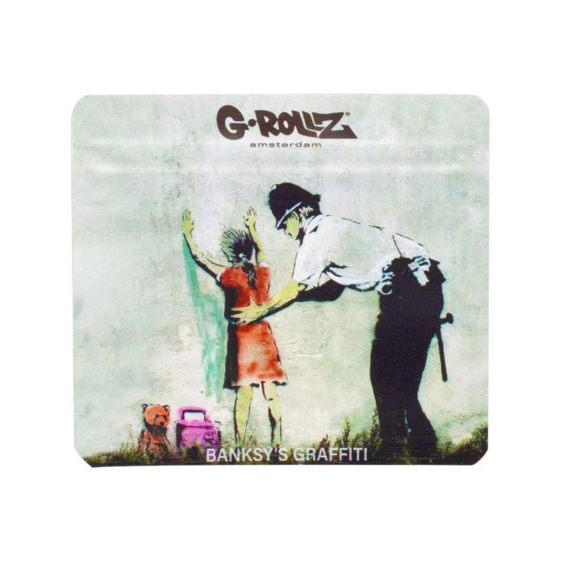 Banksy Bag - Girl Being Frisked (9cm x 8cm) KC Import