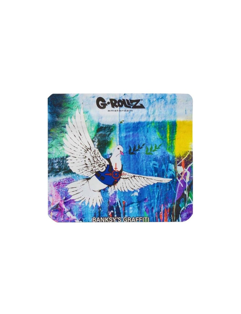 Banksy Bag - Bulletproof Dove (9cm x 8cm)