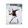 Banksy Bag - Flower Thrower (6.5cm x 8.