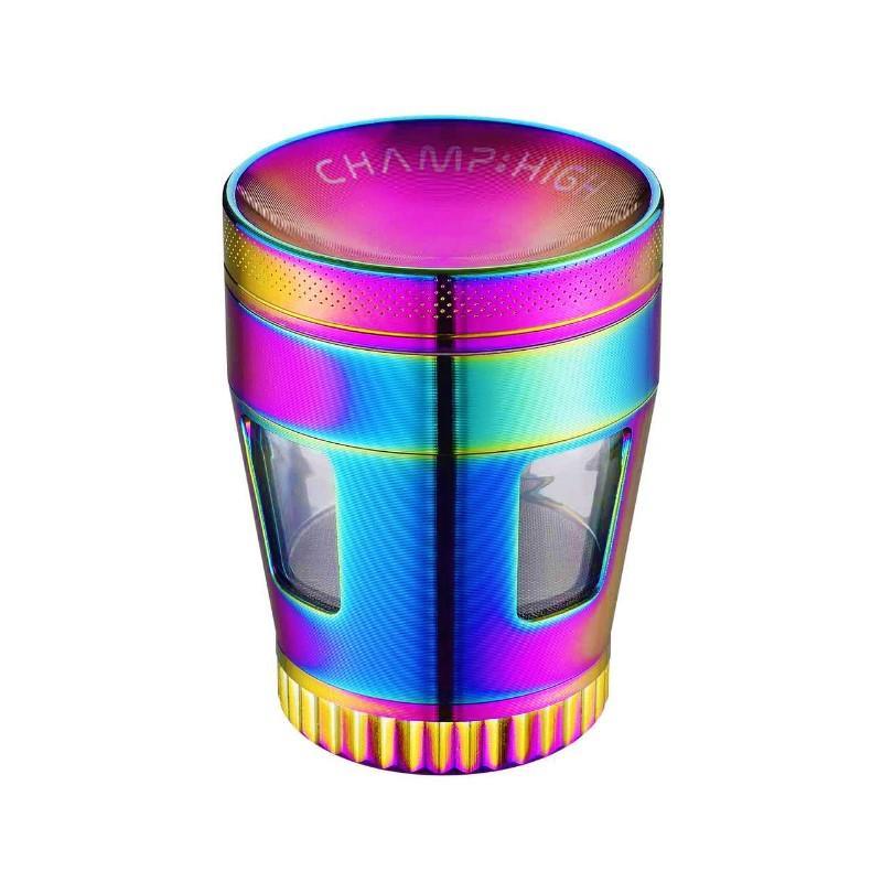 Grinder Curved 4-pièces 50mm Rainbow KC Import