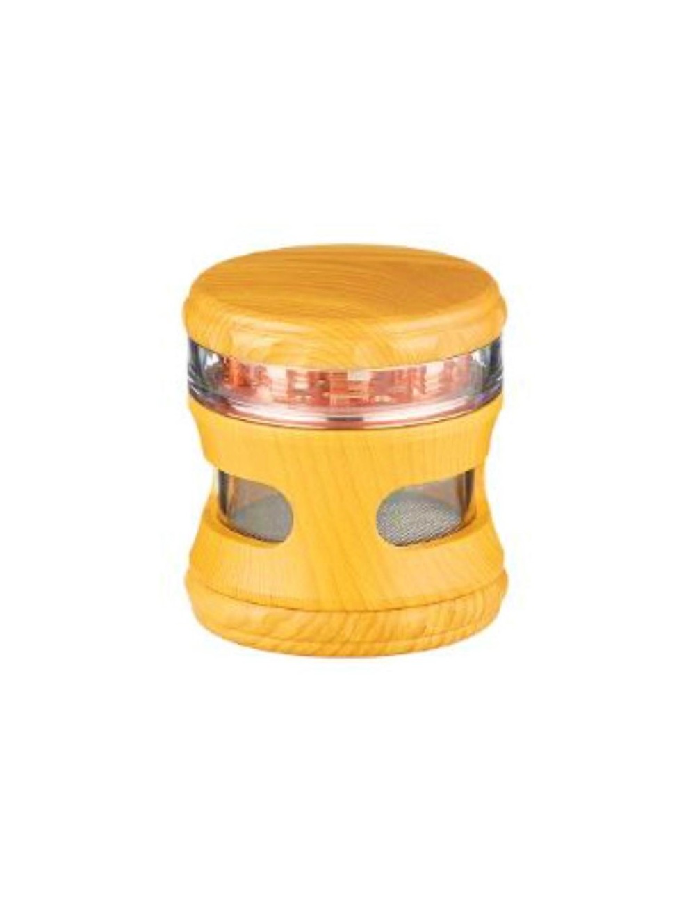 Holz Grinder mit Sichtfenster 4-teilig 60mm