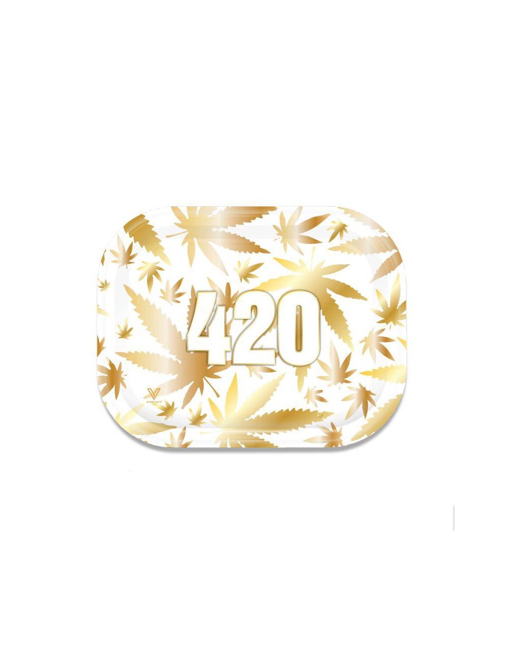 Rolling Tray - 420 Gold (18cm x 14cm)