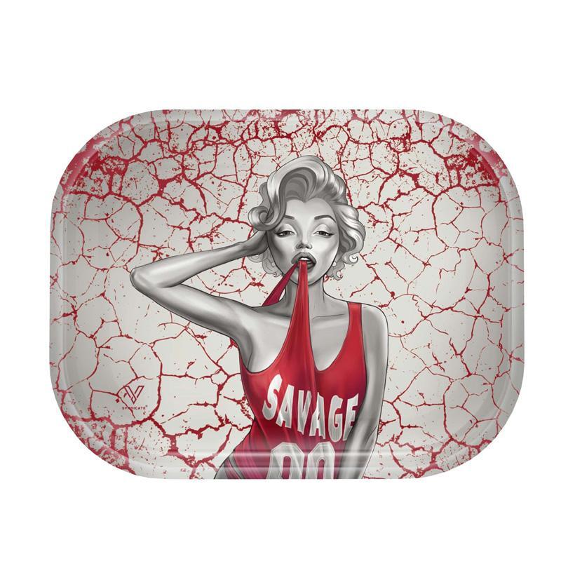 Rolling Tray - Dank Diva (18cm x 14cm) KC Import