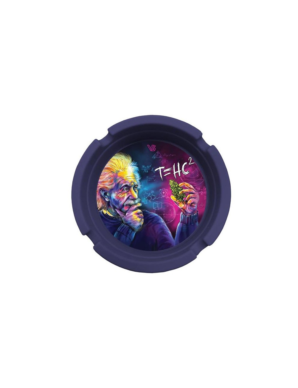 Cendrier en silicone - THC2 Einstein Classic (8cm x 2.3cm)