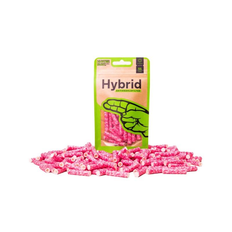 Hybrid Supreme - Aktivkohlefilter - Magenta (55 pcs.