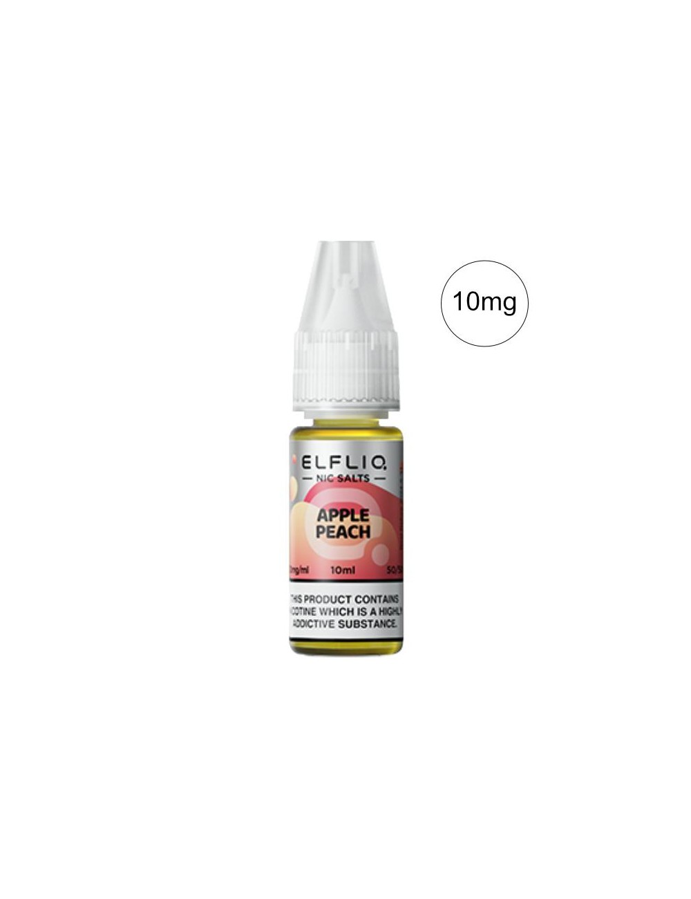 ELFLIQ - Elfbar Liquid (10ml/10mg) Apple Peach