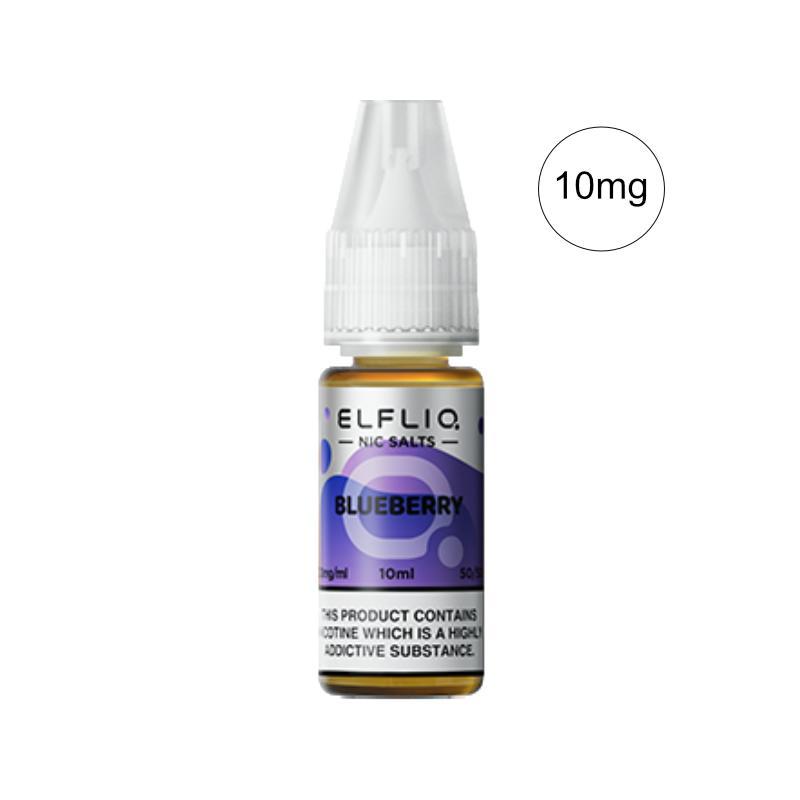 ELFLIQ - Elfbar Liquid (10ml/10mg) Blueberry KC Import