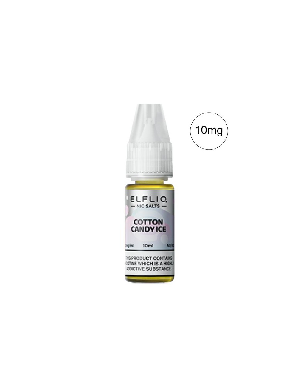 ELFLIQ - Elfbar Liquid (10ml/10mg) Cotton Candy ICE