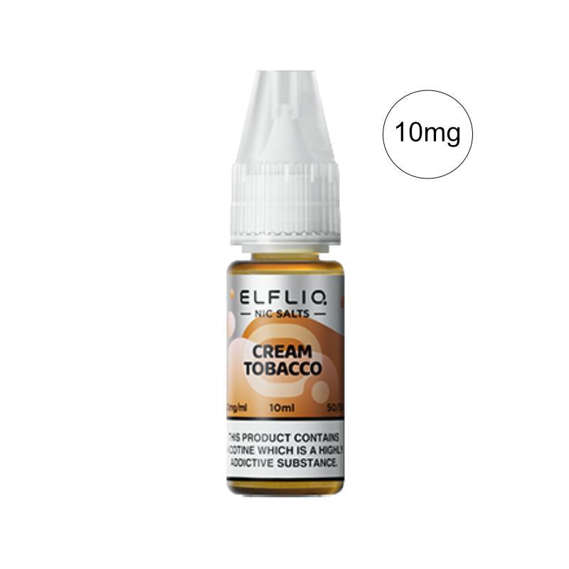 ELFLIQ - Elfbar Liquid (10ml/10mg) Cream Tobacco KC Import