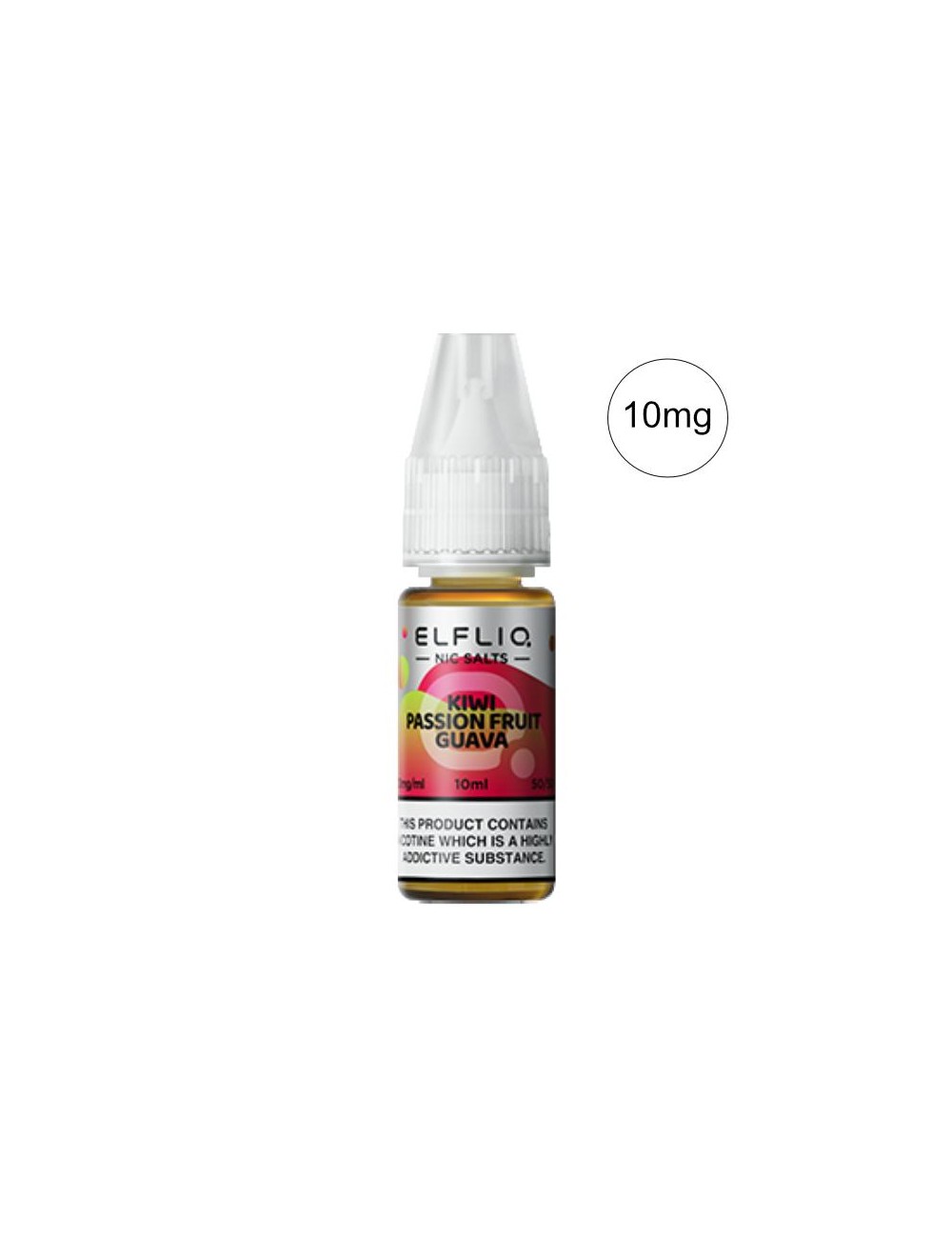 ELFLIQ - Elfbar Liquid (10ml/10mg) Kiwi Passion Fruit Guava