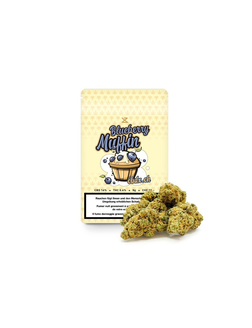Weedx - Blueberry Muffin (CHF 50.00/8g)