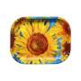 Rolling Tray Metal - Sun Flowers (18cm x 14cm) KC Import