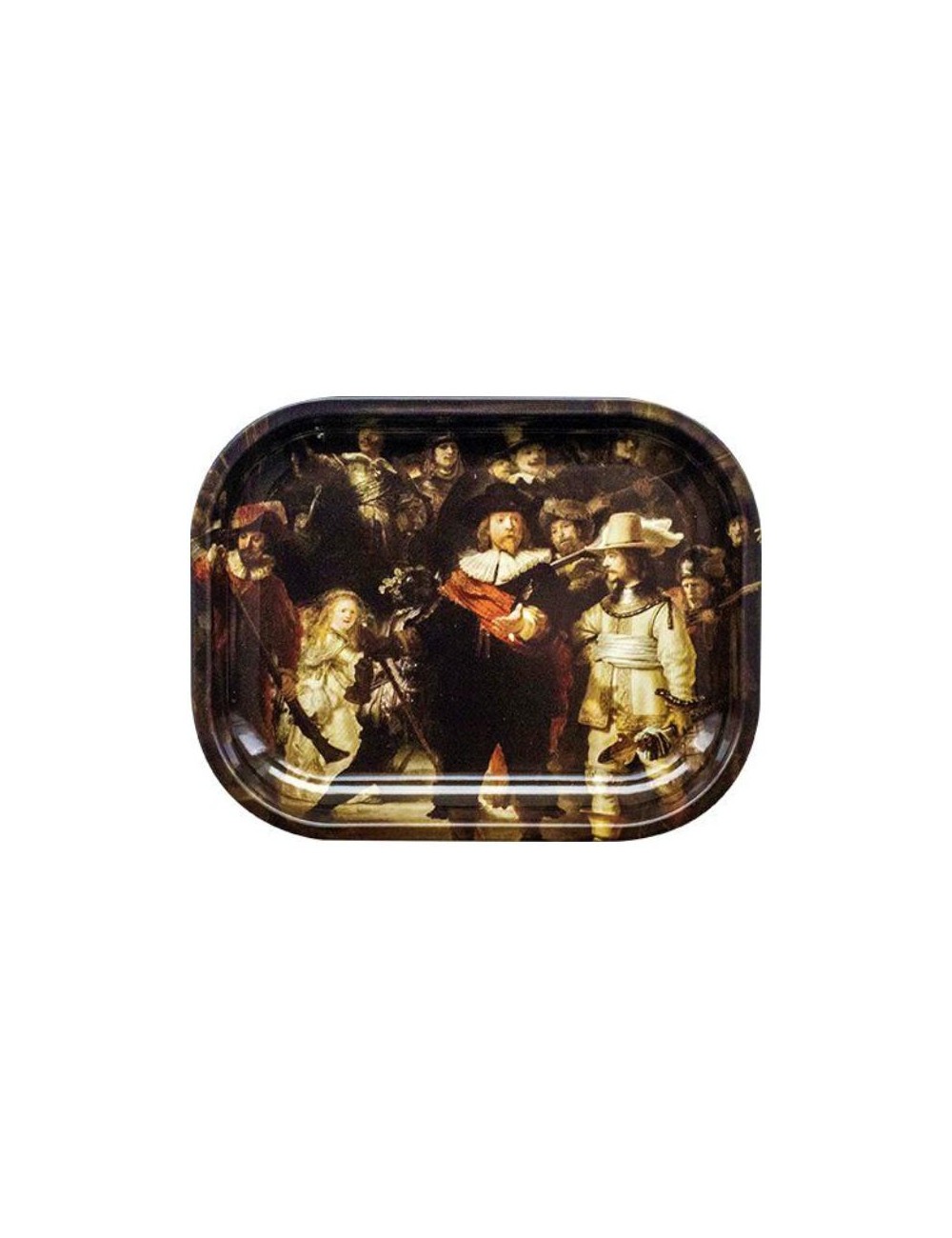 Rolling Tray Metal - Nightwatch (18cm x 14cm)