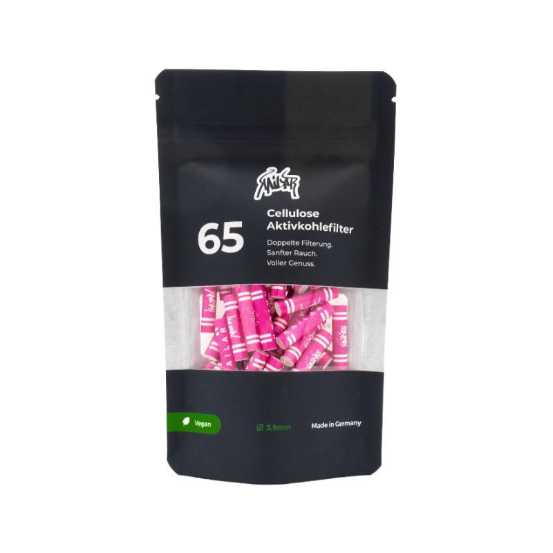 Kailar - Aktivkohlefilter Pink (65er Pack) Filtres à charbon actif