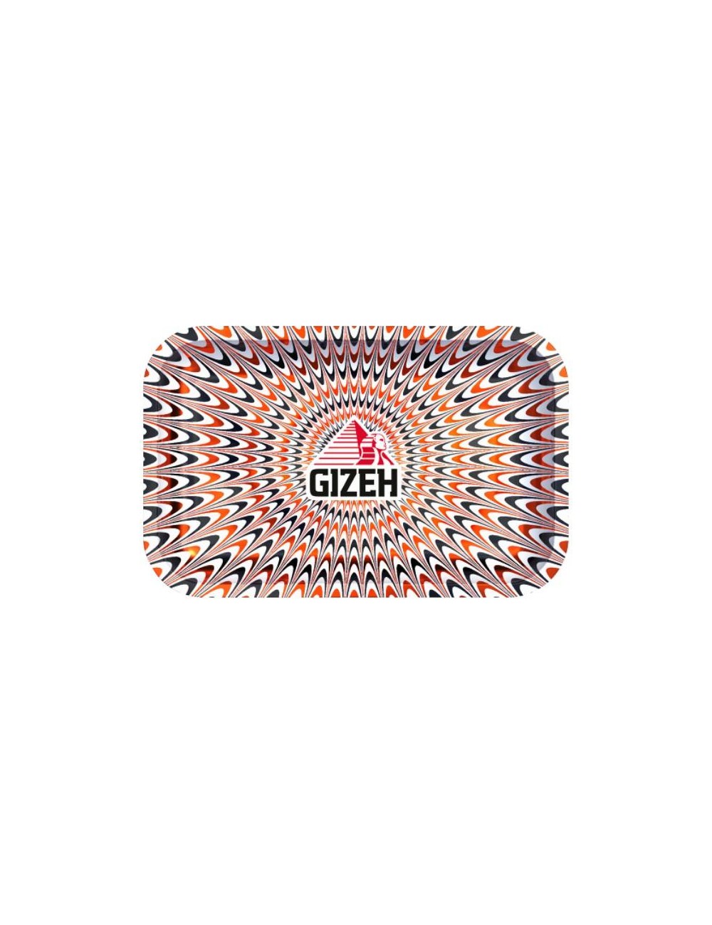 GIZEH Trippy Tray (27.5cm x 17.5cm) Rot / Orange