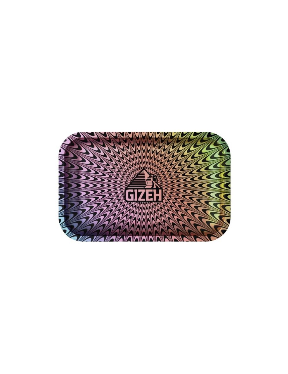GIZEH Trippy Tray (27.5cm  x 17.5cm) Metallisch