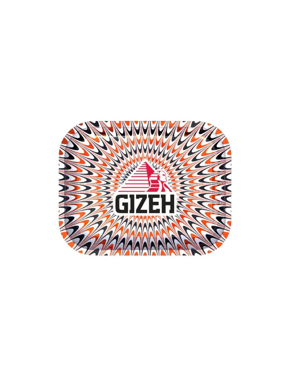 GIZEH Trippy Tray Small (18cm  x 14cm) Rot / Orange
