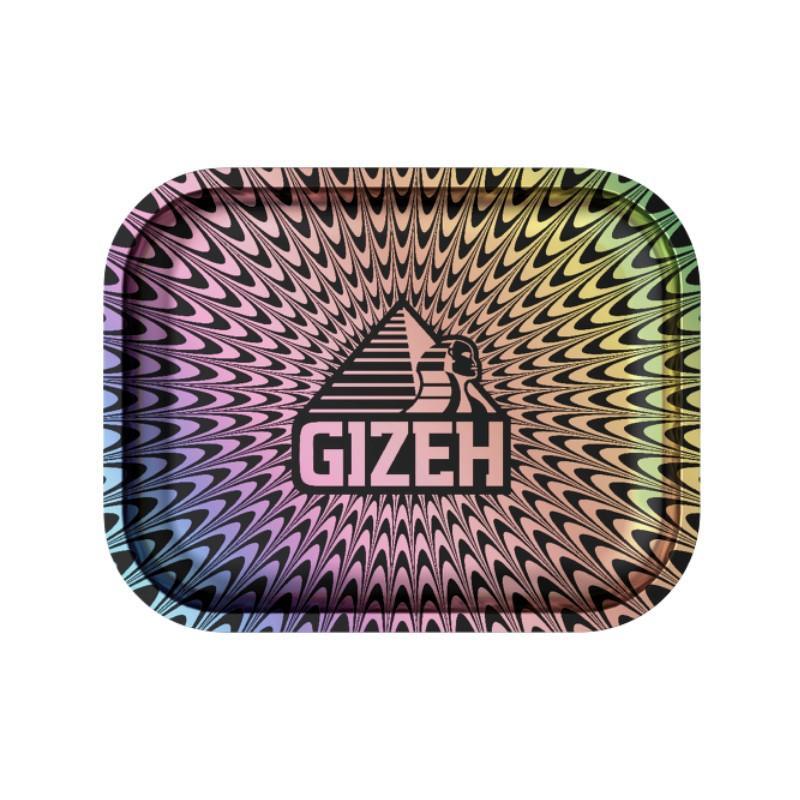 GIZEH Trippy Tray Small (18cm x 14cm) Metallisch Kräuterschale