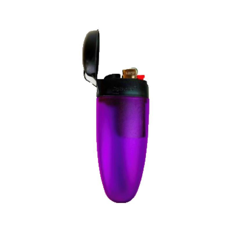 Cig Buster - Taschenaschenbecher mit Feuerzeug Violett KC Import