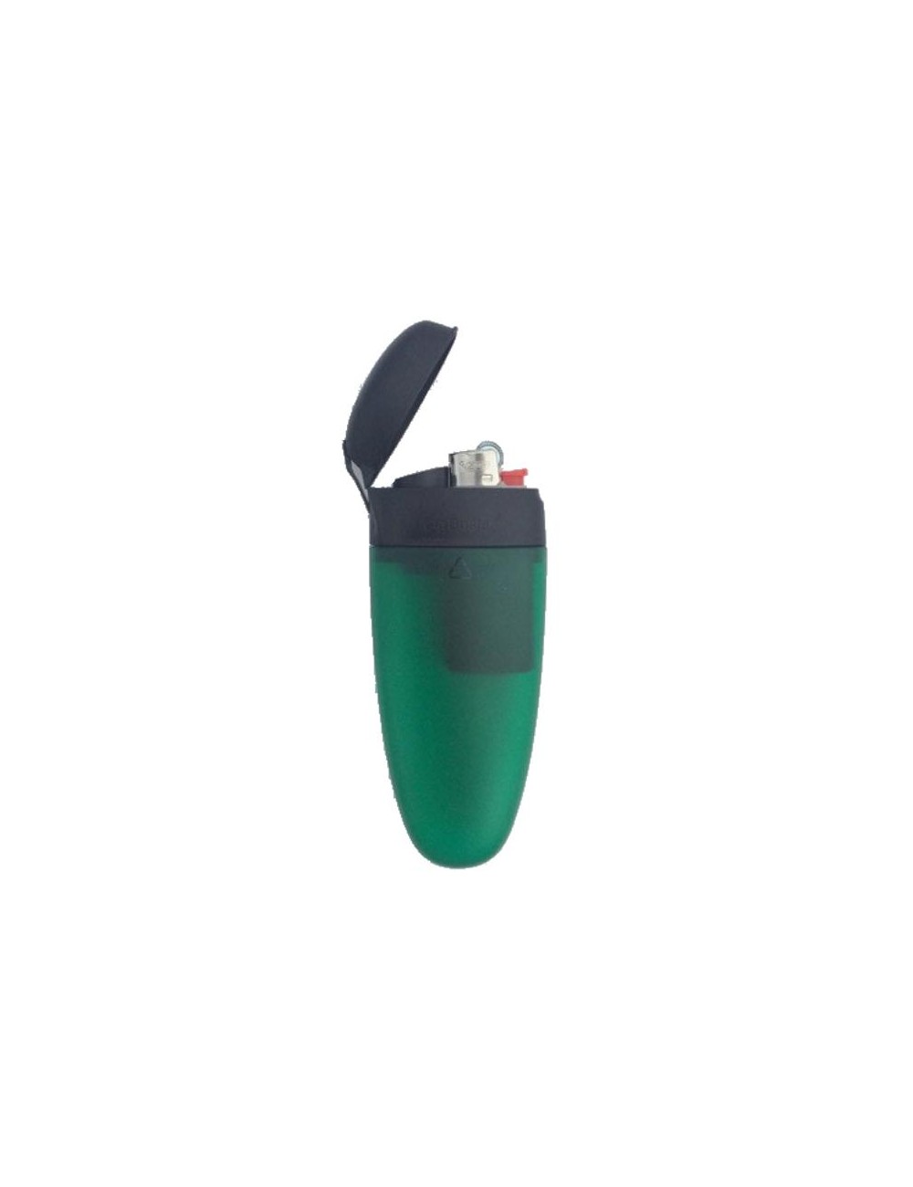 Cig Buster - Cendrier de poche avec briquet Vert