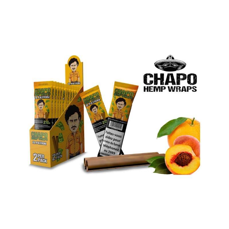 Chapo - Hemp Wraps (2 pcs.) El Patron (Orange Peach) KC Import