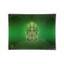 Glass Rolling Tray - Hamsa Green (16cm x 12cm) KC Import