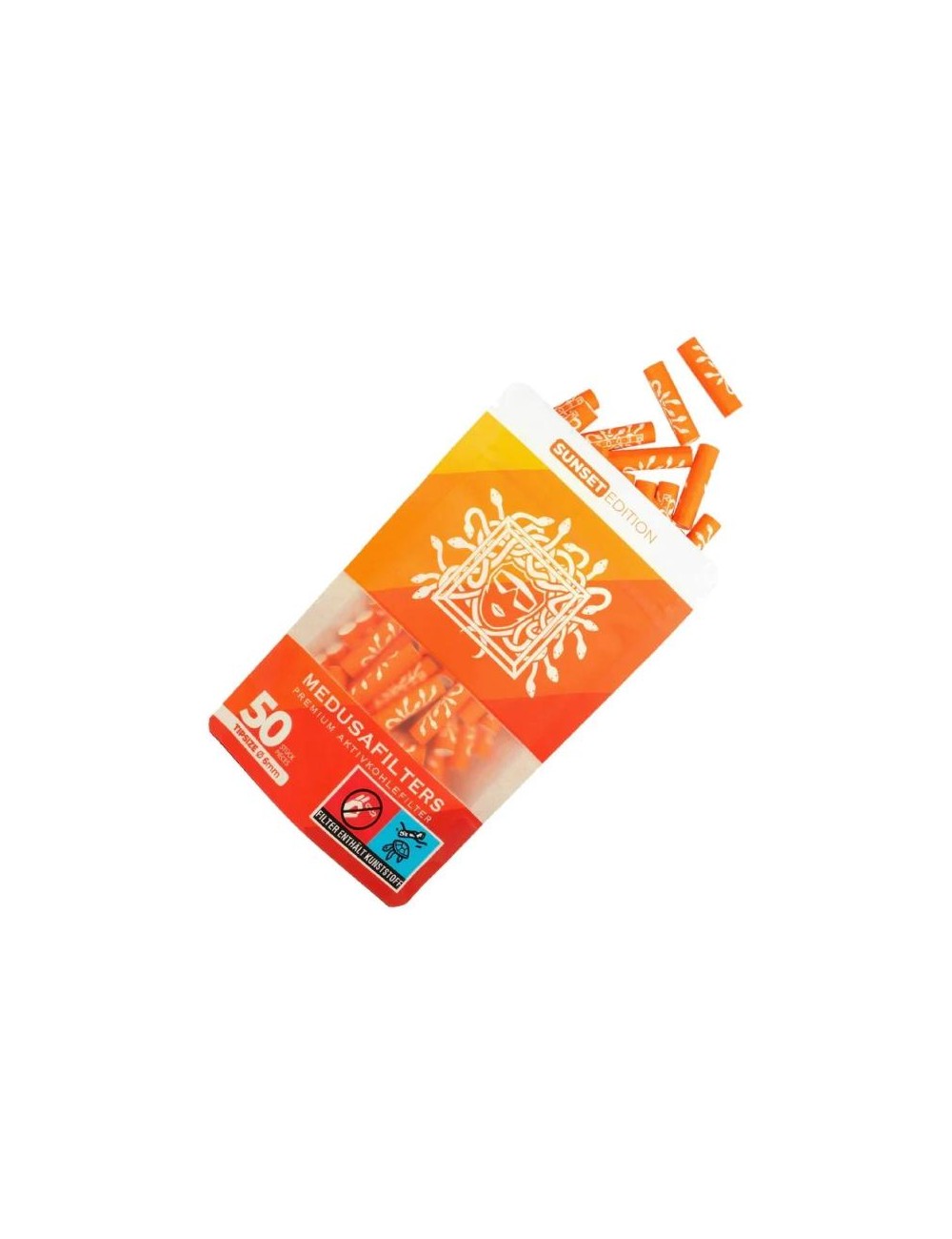 Medusa - Filtre à charbon actif - Sunset (50 pcs. x 6mm)