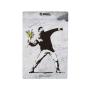 Banksy Bag - Flower Thrower (15cm x 20cm) KC Import