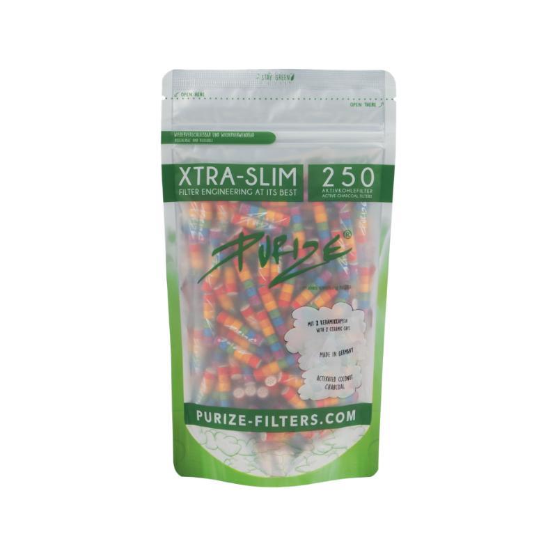 Purize Aktivkohlefilter Xtra Slim 6mm - diversity (250 pcs.