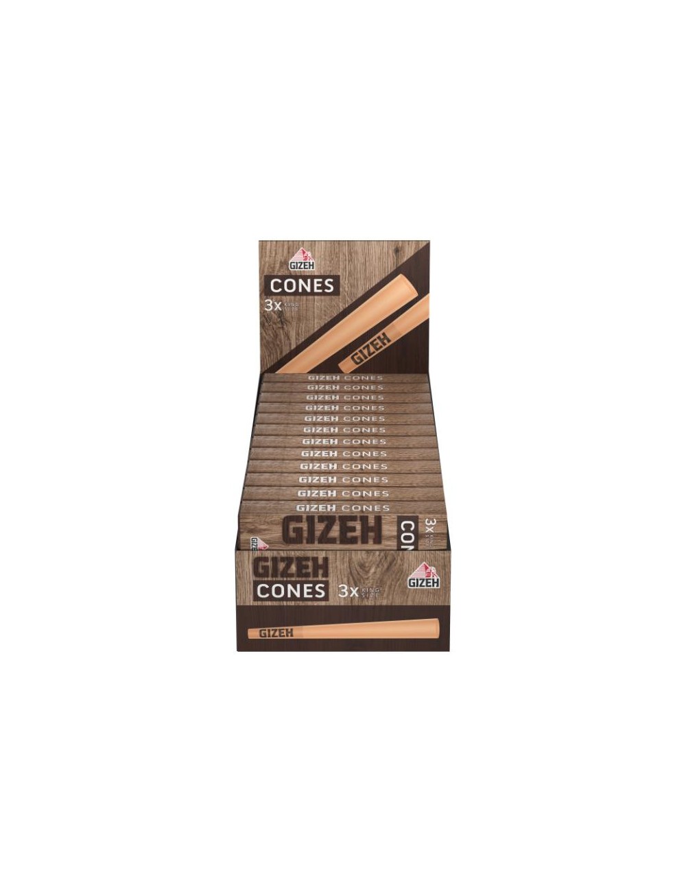 GIZEH Brown Joint Vorrollen (24 x 3 Stk.)