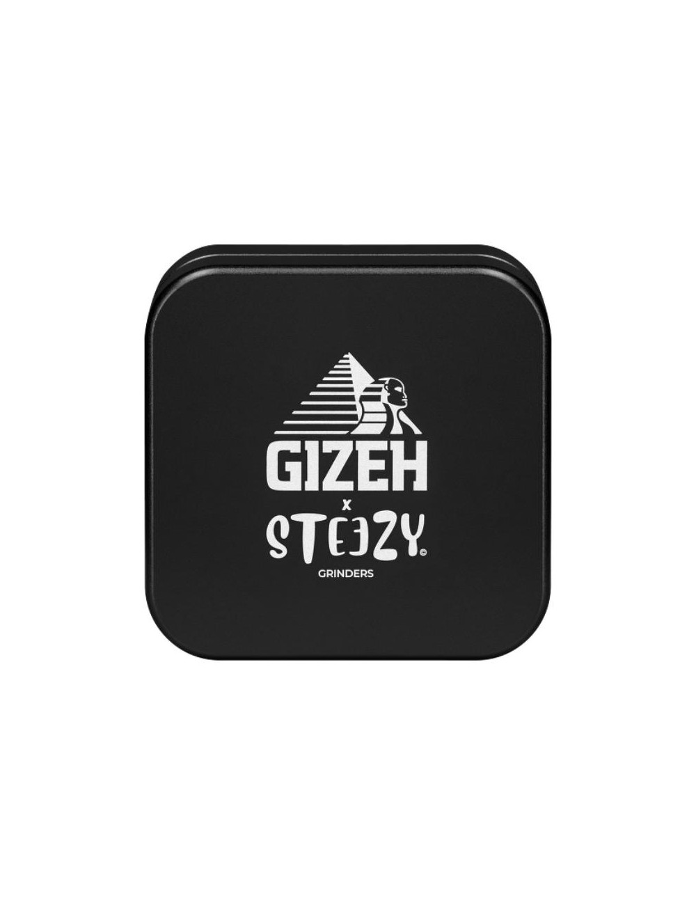 GIZEH x STEEZY Grinder 2-piece 63mm Black