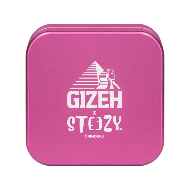 GIZEH x STEEZY Grinder 2-pièces 63mm Pink Grinders