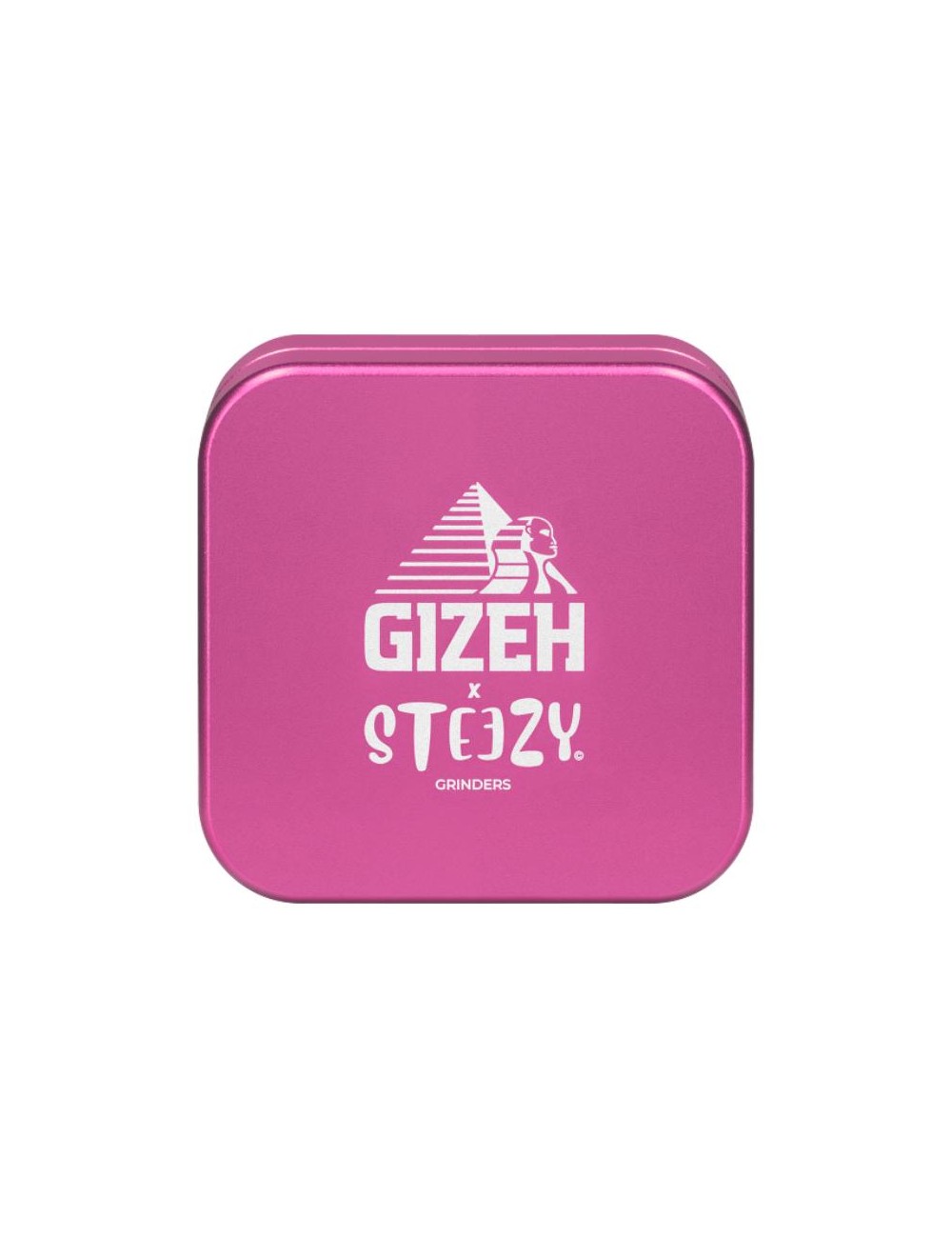 GIZEH x STEEZY Grinder 2-piece 55mm Pink